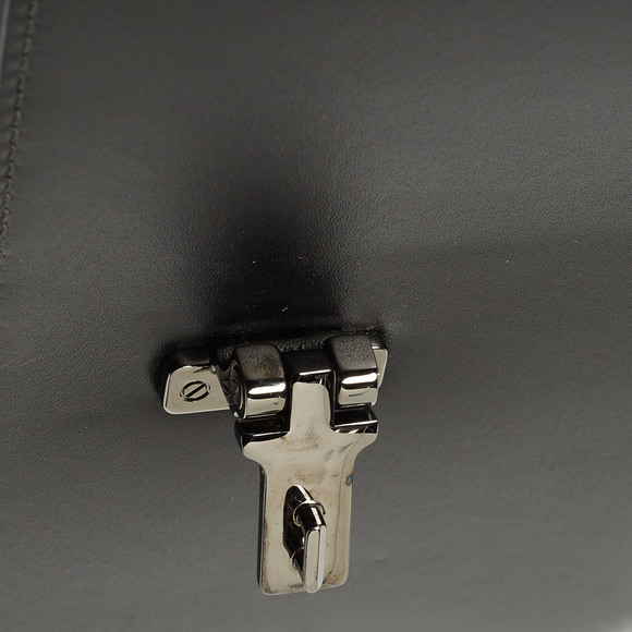 DIOR Black Leather Vertical Pouch Bag - Picture 6 of 8